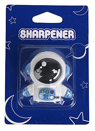 Office Depot&reg; Brand Fun Shaped 1-Hole Manual Pencil Sharpener, Astronaut