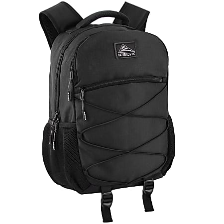 Kelty Deluxe Bungee Backpack With 17" Laptop Pocket, Black