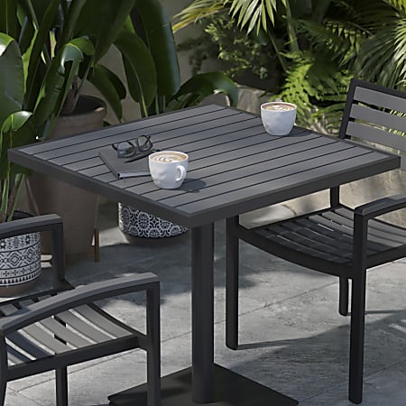 Flash furniture bistro best sale table