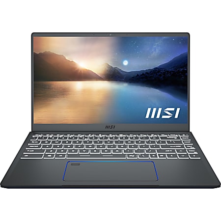 MSI Prestige 14 Prestige 14 A12SC-008 14" Notebook - Intel Core i5 i5-1240P 1.20 GHz - 16 GB RAM - 512 GB SSD - Carbon Gray - Windows 11 Pro - NVIDIA GeForce GTX 1650 with 4 GB