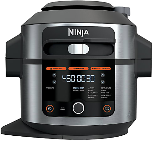 Ninja OL501 Foodi Pressure Cooker Steam Fryer, Silver