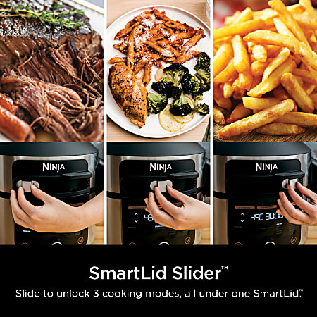 Ninja OL501 Foodi Pressure Cooker Steam Fryer Silver - ODP