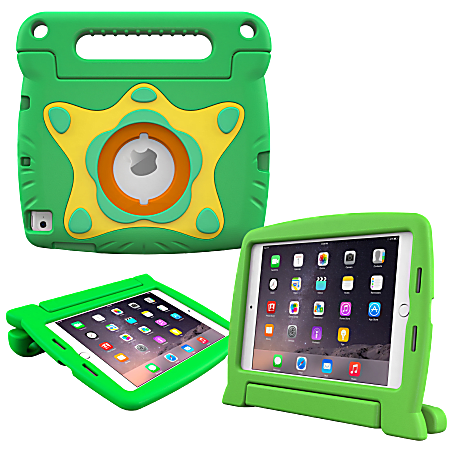 roocase Orb Starglow Kid-Friendly Handle-Stand Protective Case For Apple® iPad® mini™ 4, Green
