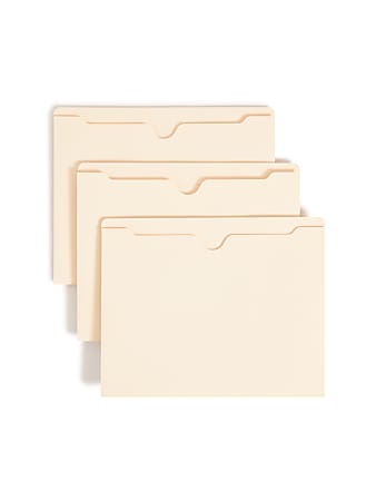 Smead® Expanding Reinforced Top-Tab File Jackets, 2" Expansion, Letter Size, Manila, Box Of 50 (75560)