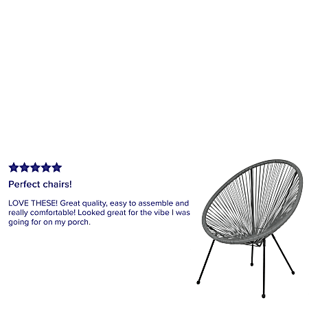 Flash furniture valencia oval comfort series take ten black rattan lounge chair 2025