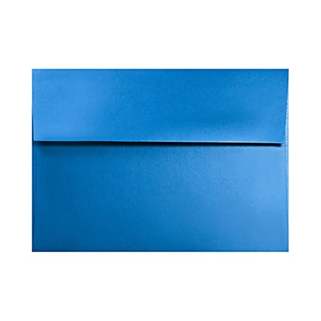 LUX Invitation Envelopes, A6, Gummed Seal, Boutique Blue, Pack Of 50