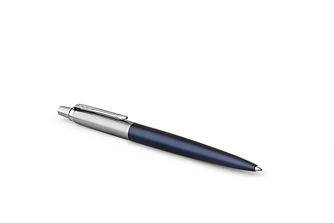 NEW PARKER Jotter Premium Ballpoint Pen Blue Chrome MEDIUM 1953207 BOXED 