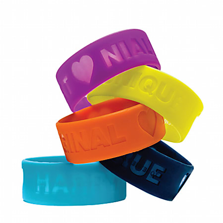 One Direction Limited Edition 1D + OD Together Silicone Wristbands, Niall - Confident, Purple