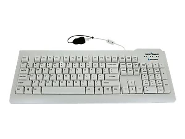 Seal Shield Seal Clean - Keyboard - USB - QWERTY - Spanish - white