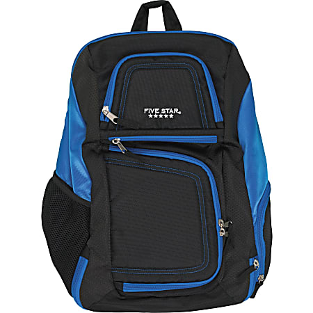 Mead Carrying Case Backpack for 17 Notebook Blue Black Shoulder Strap ...