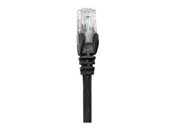 Intellinet Network Patch Cable, Cat5e, 2m, Black, CCA, U/UTP, PVC, RJ45, Gold Plated Contacts, Snagless, Booted, Lifetime Warranty, Polybag - 320757