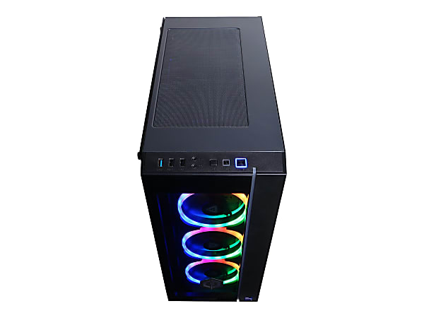CyberPowerPC Gamer Supreme Liquid Cool SLC10700V5 - Mid tower - Core i9 11900KF / 3.5 GHz - RAM 32 GB - SSD 500 GB - NVMe, HDD 2 TB - GF RTX 3090 - GigE - WLAN: 802.11a/b/g/n/ac - Win 10 Home 64-bit - monitor: none - black