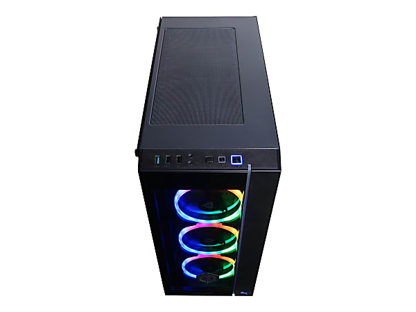CyberPowerPC Gamer Supreme Liquid Cool SLC10700V5 - MDT - Core i9 11900KF / 3.5 GHz - RAM 32 GB - SSD 500 GB - NVMe, HDD 2 TB - GF RTX 3090 - GigE - WLAN: 802.11a/b/g/n/ac - Win 10 Home 64-bit - monitor: none - black