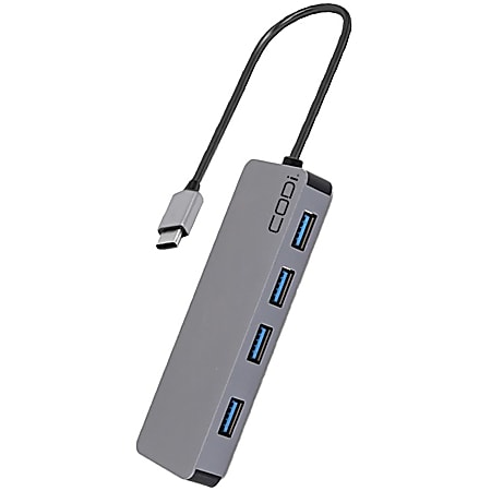 CODi 5-in-1 USB-C Multi-Port Hub - with 85W Power Delivery Passthrough