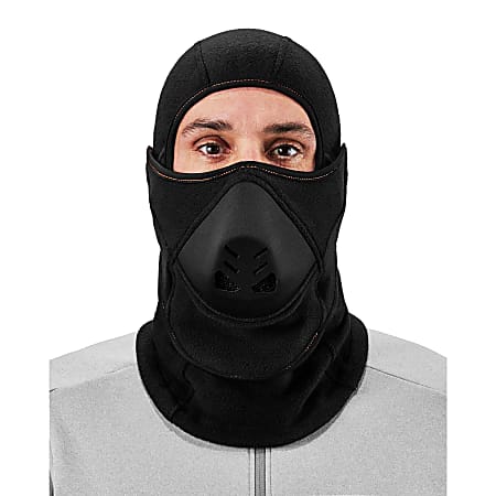 Ergodyne N Ferno 6970 Extreme Balaclava Face Mask With Hot Rox One Size  Black - Office Depot