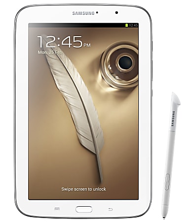 Samsung Galaxy Note GT-N5110 Tablet - 8" WXGA - 2 GB RAM - 16 GB Storage - Android 4.1 Jelly Bean - White Marble - Samsung Exynos 4 4412 SoC - ARM Cortex A9 Quad-core (4 Core)