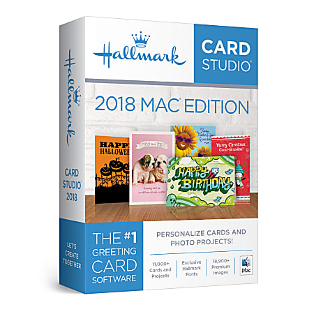 Hallmark® Card Studio Mac® 2018