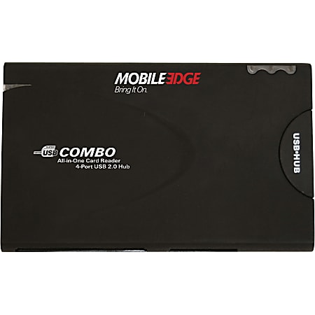Mobile Edge All-In-One USB 2.0 Card Reader and 3-Port Hub - SmartMedia Card (SM), xD-Picture Card