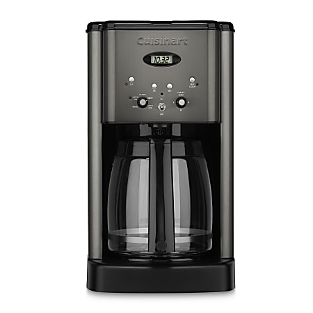 Cuisinart DCC 1200 Brew Central 12 Cup Programmable Coffee Maker Black Office Depot