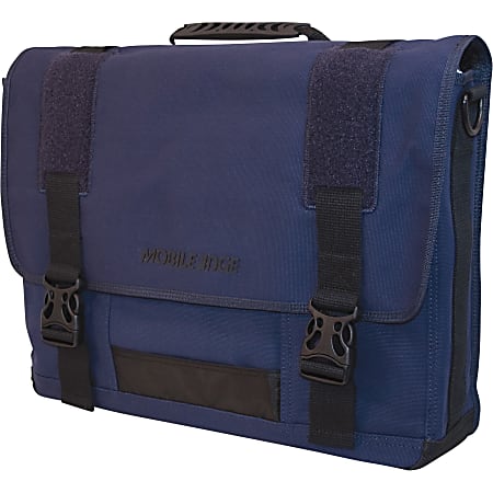 Mobile Edge 17.3" Canvas ECO Messenger Bag - Navy