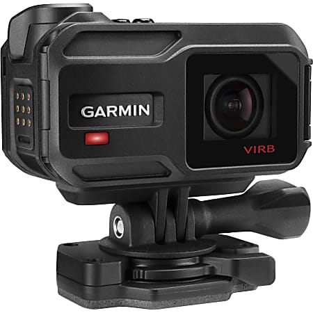 Garmin VIRB Digital Camcorder - 1" LCD - CMOS - Full HD - 16:9 - 12 Megapixel Video - MP4 - Optical (IS) - USB - microSD - GPS - Memory Card - Wearable - Adhesive Mount, Tripod Mount, Helmet Mount, Suction Mount