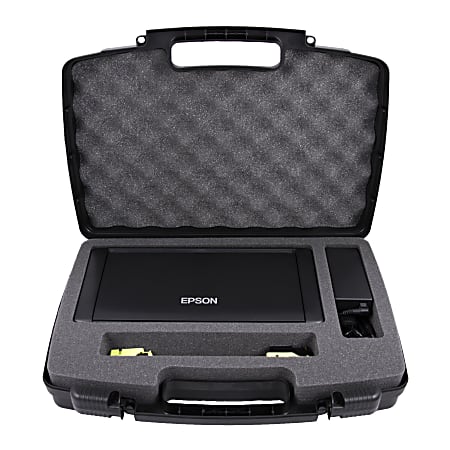 CaseMatix Epson® Workforce® 100/110 Mobile Printer Custom Case, 3-3/4"H x 12"W x 17"D