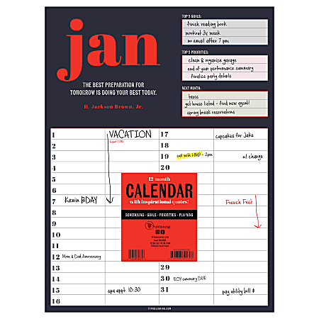 TF Publishing Weekly Task Pad, 9" x 12", Perpetual Bold