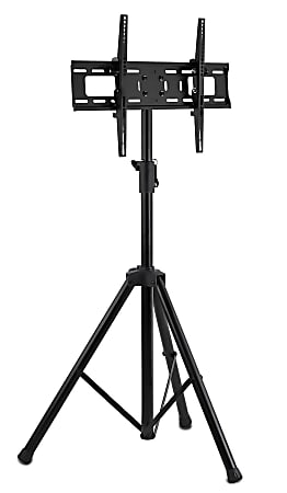 Mount-It! Portable TV Tripod Stand For 32” - 70” Displays, Black