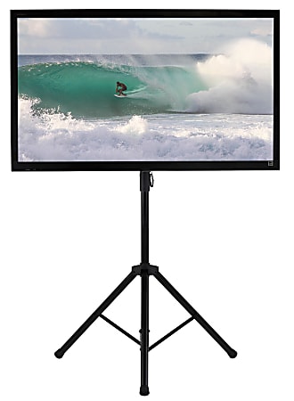 Portable Tripod TV Display Floor Stand with Swivel & Tilt Mount for 37"-70" TVs 