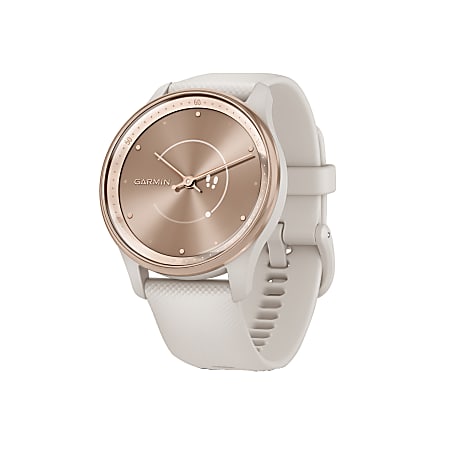 Garmin Lily Sport Edition Womens Smartwatch Cream GoldDust Rose