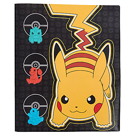 Innovative Designs Licensed Poly Folder, 3 Prongs, 2-Pockets, 11.62" x 9.5", Pokemon, Quantity 1