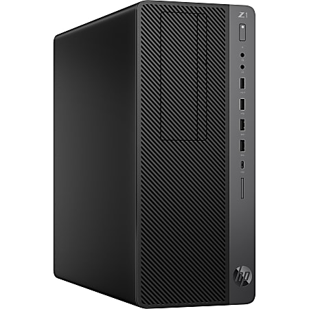 HP Z1 G5 Workstation - Intel Core i3 i3-9100 9th Gen - 4 GB DDR4 SDRAM RAM - 256 GB SSD - Tower - Windows 10 Pro - Serial ATA Controller - Intel Optane Memory Ready - English Keyboard - Gigabit Ethernet