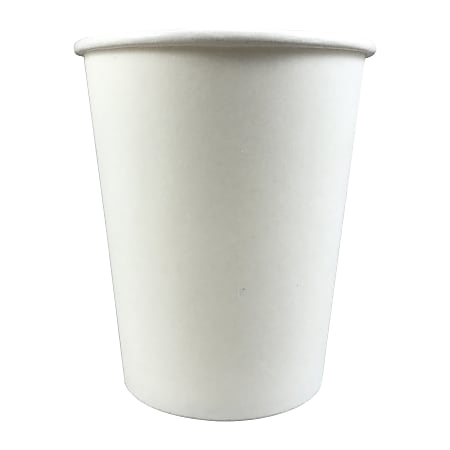 Hotel Emporium Individually Wrapped Generic Hot Cups, 8 Oz, White, Pack Of 1,000