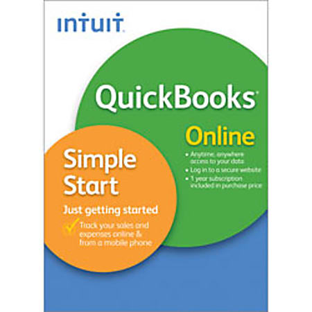 QuickBooks® Online Simple Start, For PC/Mac