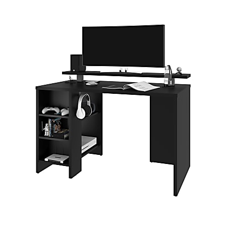 Bestar Electra 48 W Gaming Computer Desk Black - Office Depot
