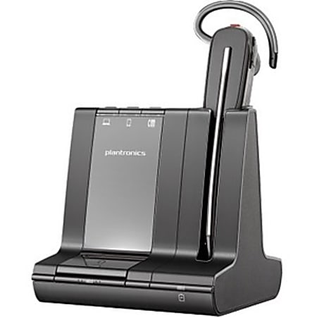 Plantronics Savi 8240 Office Wireless Headset Black 210979 01 Office Depot