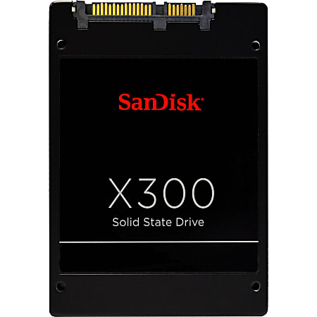 SanDisk X300 128 GB Solid State Drive - SATA (SATA/600) - 2.5" Drive - Internal