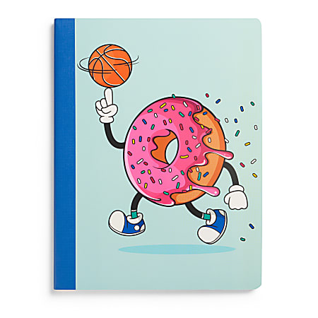 Eccolo CompBook, 7-1/2” x 9-3/4", 1 Subject, College Rule, 80 Sheets, Doughnut