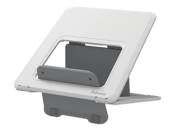 Fellowes Breyta Laptop Stand 9-1/4"W x 10-1/2"D x 1/2"H White, 0.50"H x 9.20"W x 10.50"D, White, For Notebook