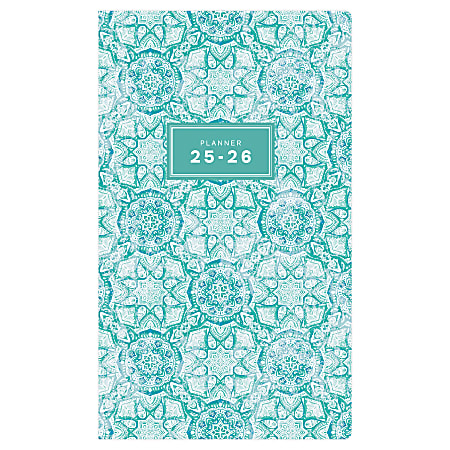 2025-2026 Blue Sky Soft Touch Monthly Planning Calendar, 3-5/8" x 6-1/8", Ava Jade, January To December, 150040