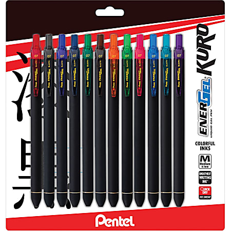 Pluma De Gel Liquido Retractil Pentel Energel Deluxe Rtx, | Envío Gratis