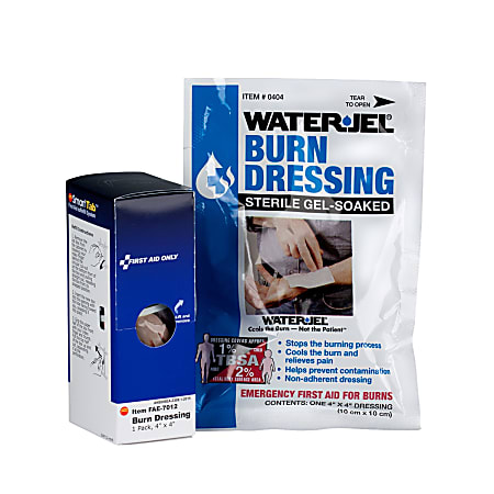 First Aid Only® SmartCompliance® Burn Dressing Refill, 4