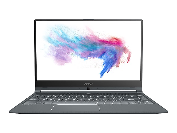 MSI Modern 14 B10MW-641 Laptop, 14" Screen, Intel® Core™ i3, 4GB Memory, 128GB Solid State Drive, Windows® 10 Pro