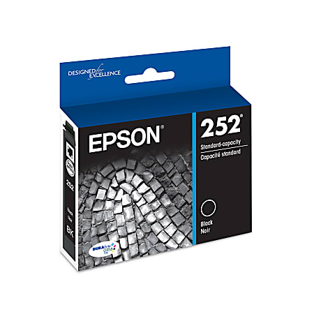 Epson® 252 DuraBrite® Ultra Black Ink Cartridge, T252120-S