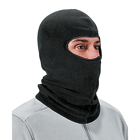 Ergodyne N-Ferno 6821-ECO Balaclava Face Mask, 1 Size, 95% Recycled, Black