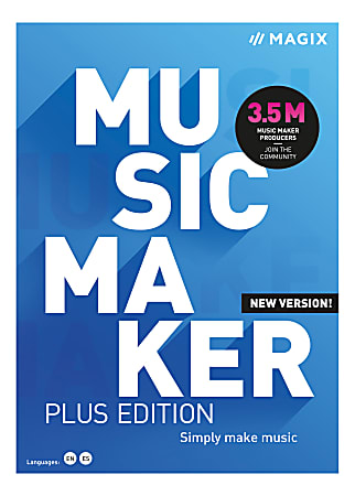 MAGIX Music Maker Plus 2021, For Windows&reg;, CD/Product Key