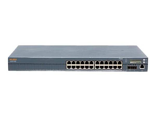 Aruba 7024 Wireless LAN Controller - 24 x Network (RJ-45) - 10 Gigabit Ethernet, Gigabit Ethernet - PoE Ports - Desktop, Rack-mountable