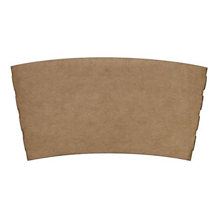 Karat Java Jacket Cup Sleeves, Kraft Brown, Pack Of 1,000 Sleeves