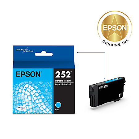 T252220-S (252) DURABrite Ultra Ink, Cyan T252220-S (252) DURABrite Ultra Ink, Cyan