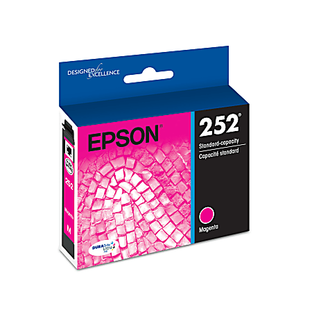 Epson® 252 DuraBrite® Ultra Magenta Ink Cartridge, T252320-S